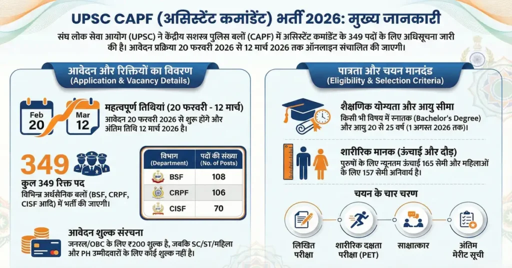 UPSC CAPF AC